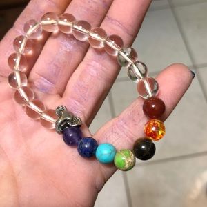 Chakra Stretch Bracelet real stones